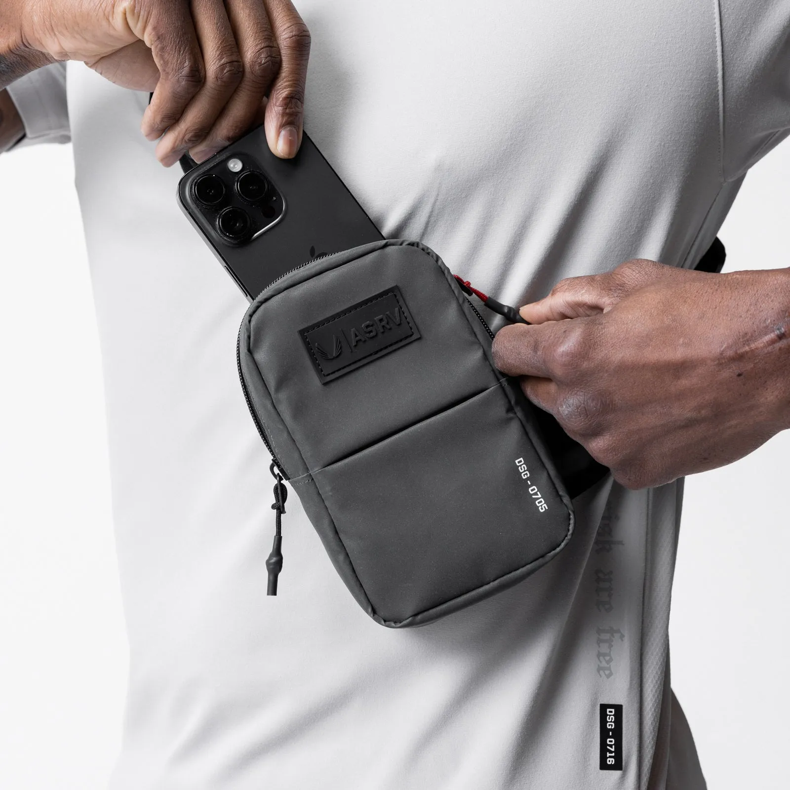 0705. Reflective Holster Sling Bag - Reflective