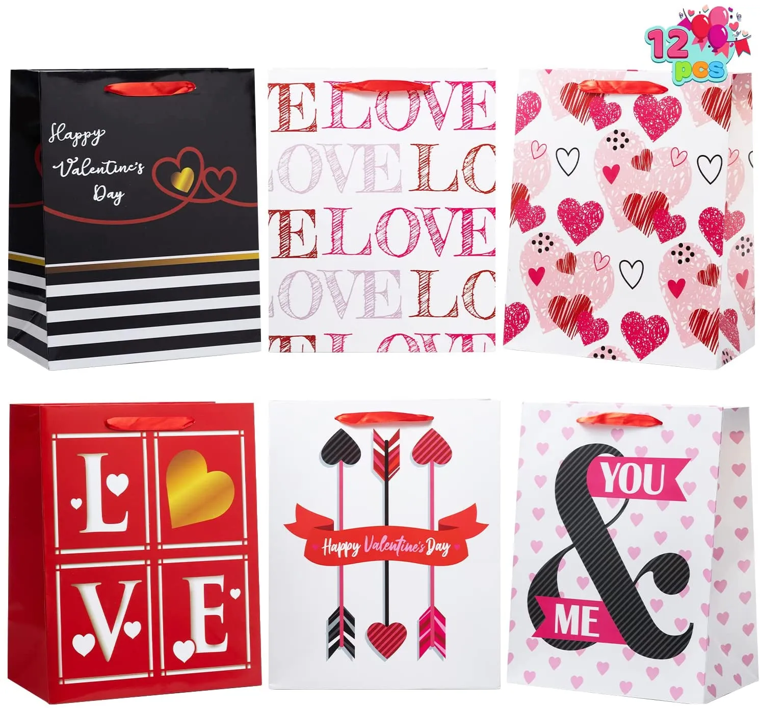 12Pcs Elegant Gift Bags
