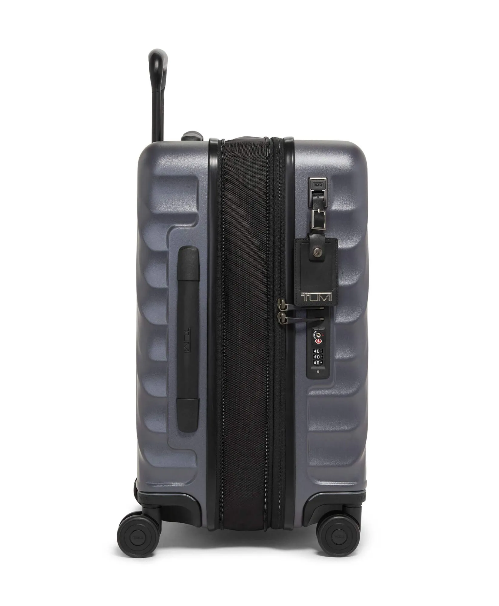 19 Degree Continental Expandable 4 Wheeled Carry-On - Grey Texture