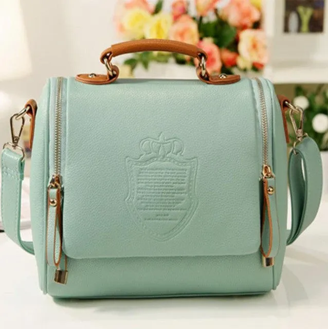2017 New Arrival Pu Casual Women Solid Cover Women Messenger Bags Handbag Women's Bag Shoulder Bag