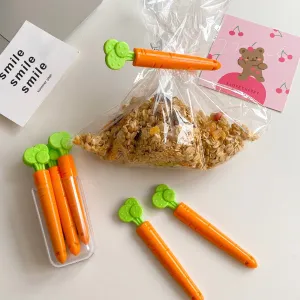 5PC Cartoon Carrot Food Bag Closure Clip - Jennyhome