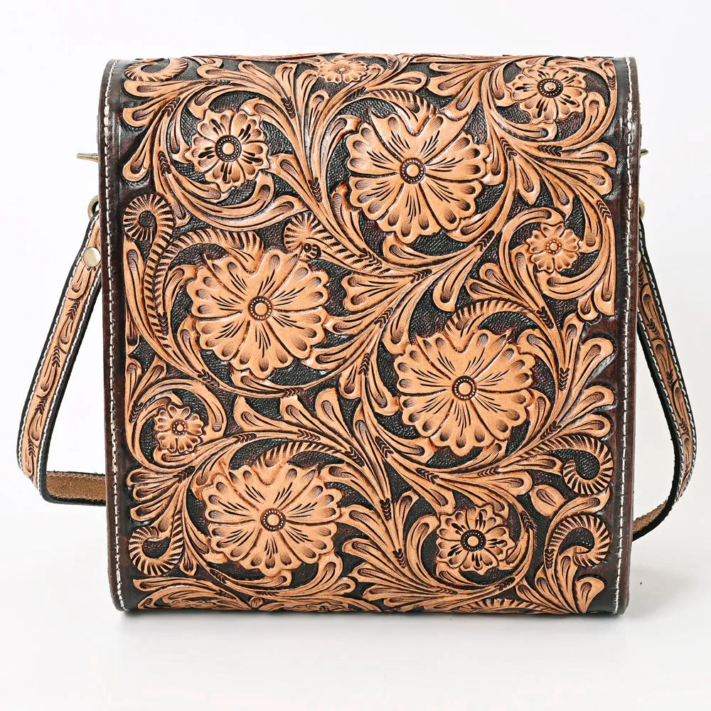 American Darling ADBGA356 Crossbody Hand Tooled Genuine Leather Women Bag Western Handbag Purse