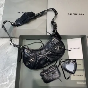 Balen Le Cagole XS Shoulder Bag In Black, For Women,  Bags 10.2in/26cm 671309210BK1000