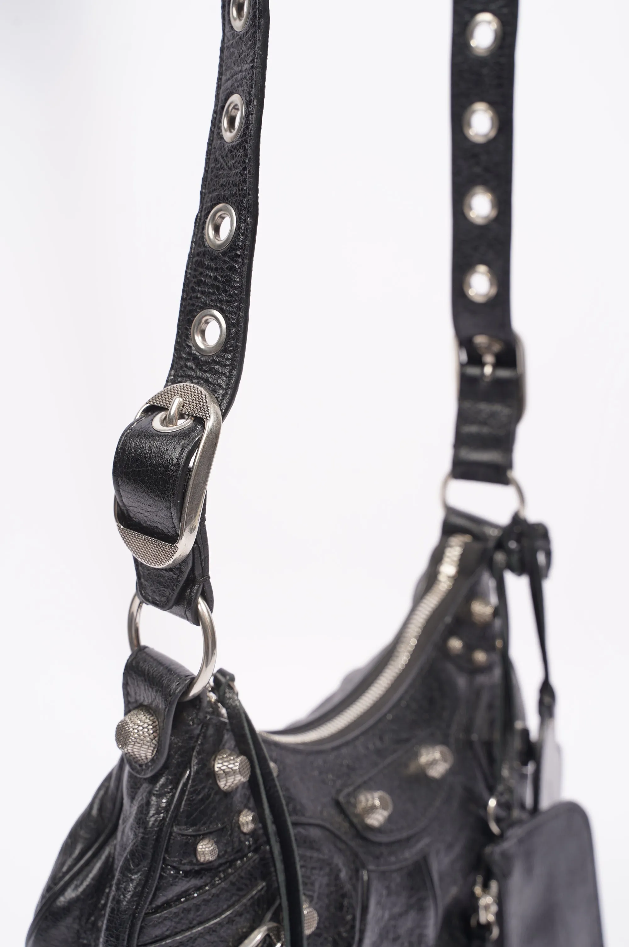 Balenciaga Le Cagole Black Leather XS