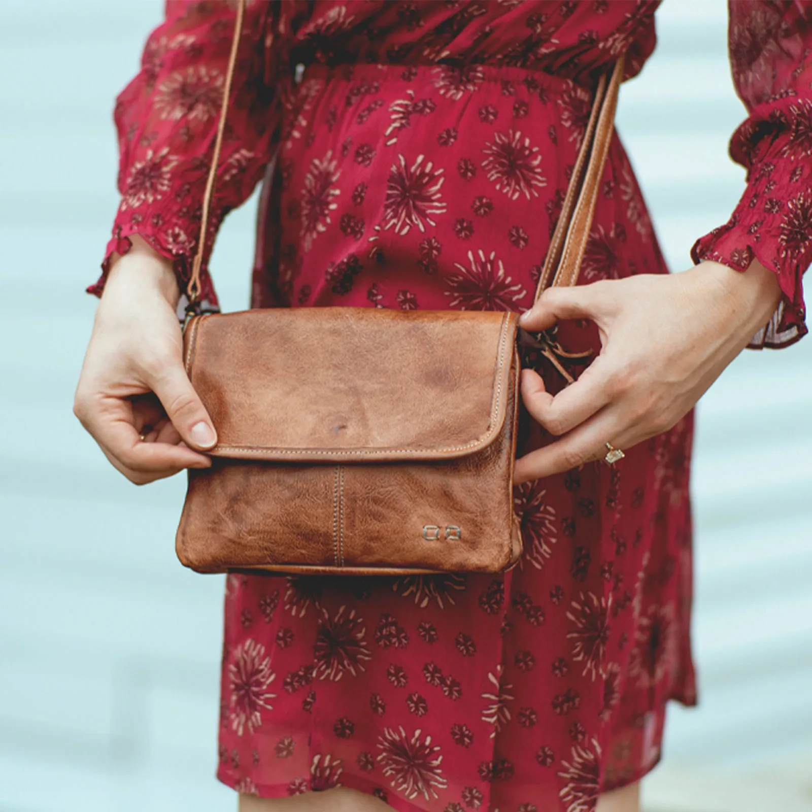 Bed Stu Ziggy Crossbody Bag - Tan Rustic