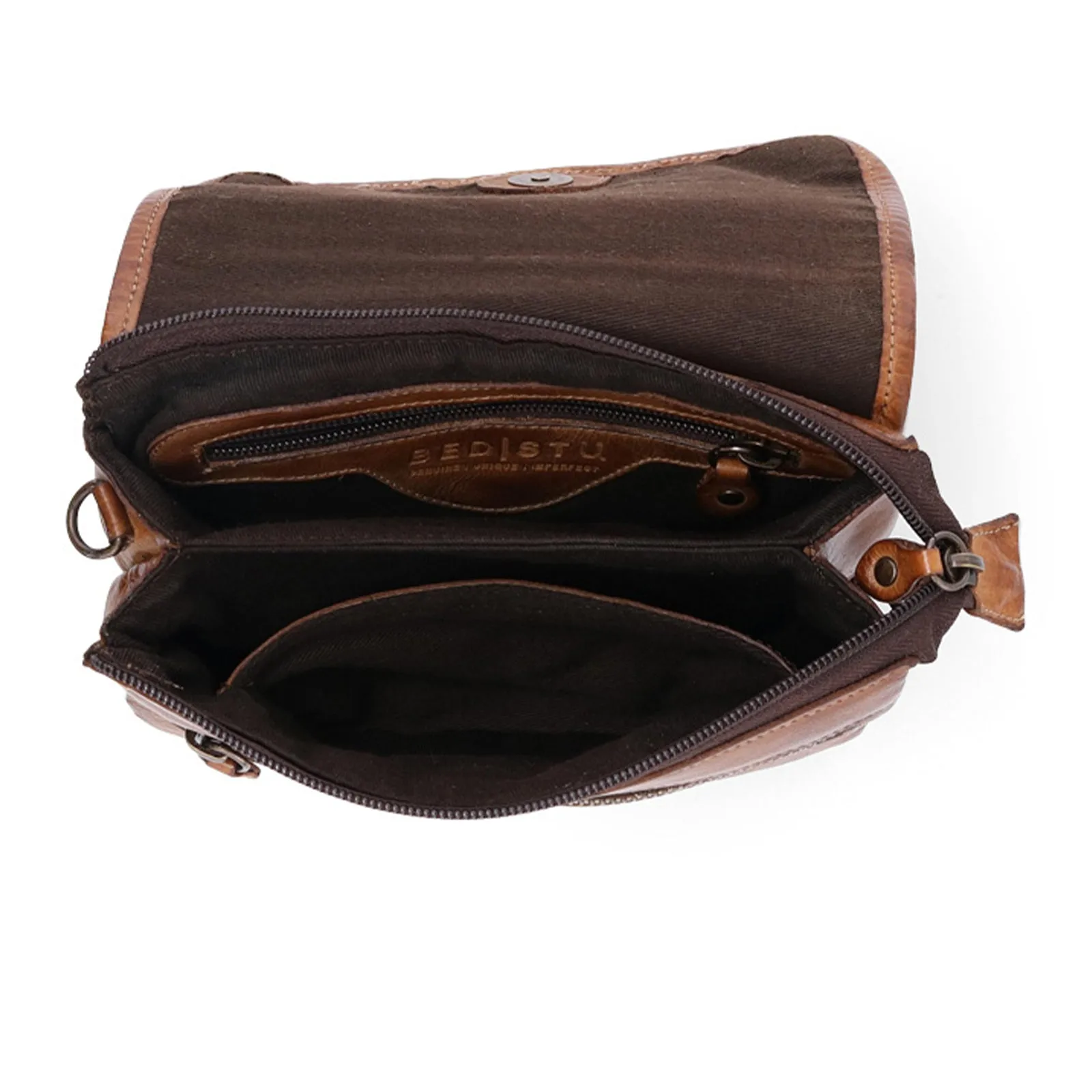Bed Stu Ziggy Crossbody Bag - Tan Rustic