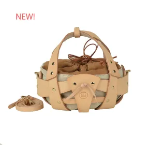 Beetle Geometric Leather Bag Small