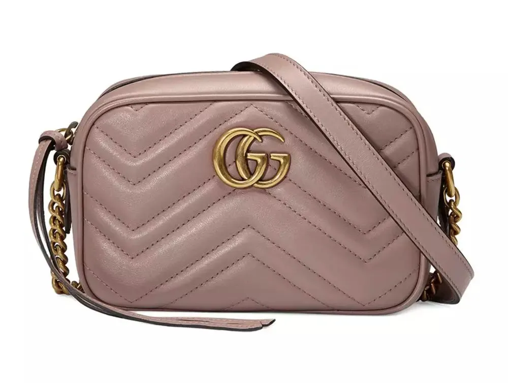 Beige Leather Crossbody Bag