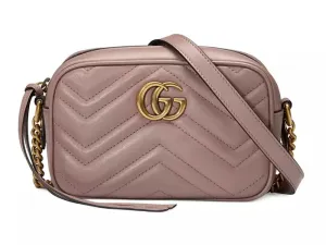 Beige Leather Crossbody Bag