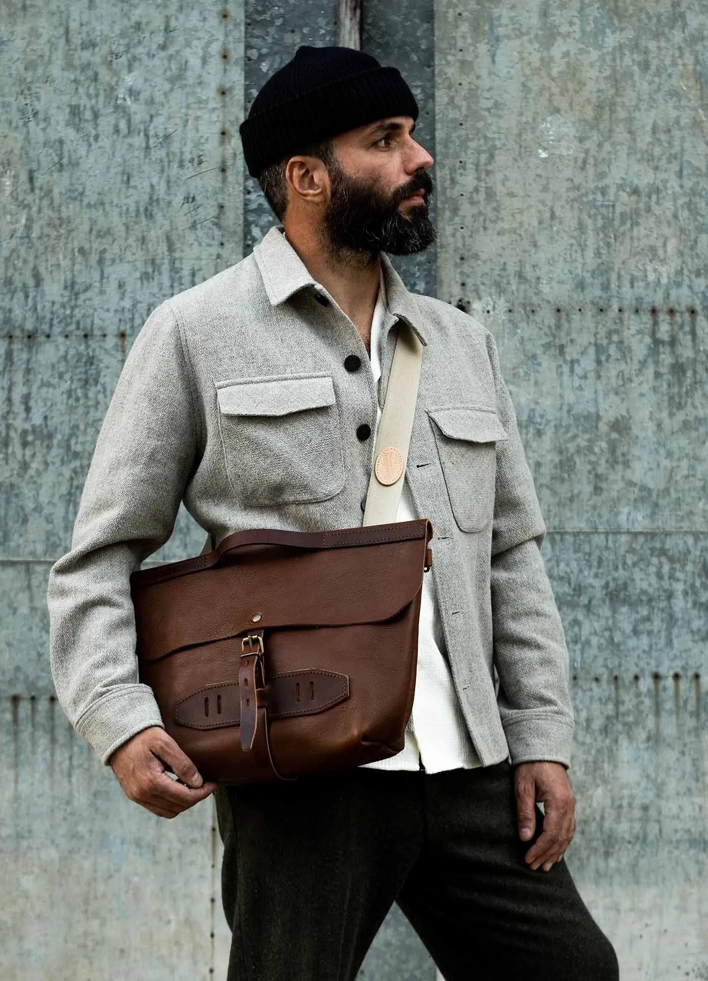 BESACE LAZARD | Vegetable Tanned Leather | Cuba Libre