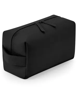Black - Matte PU toiletry/accessory case