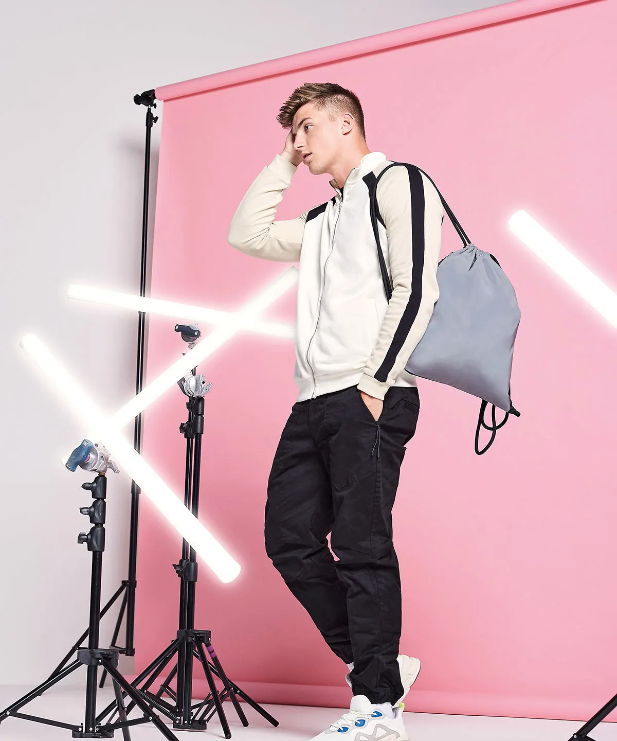 Black Reflective - Reflective gymsac