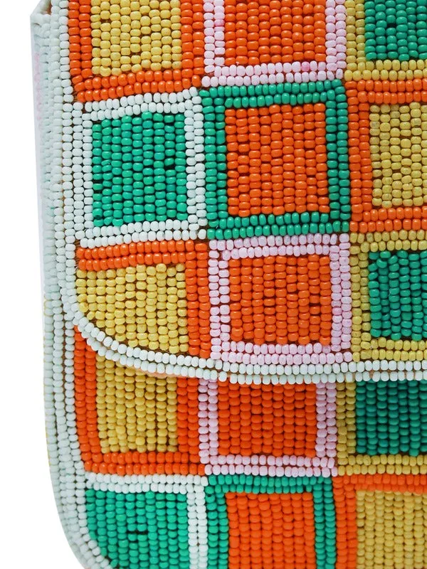 Blossom Blocks Baguette Bag with Handle