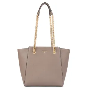 Brown Wax Tote Bag