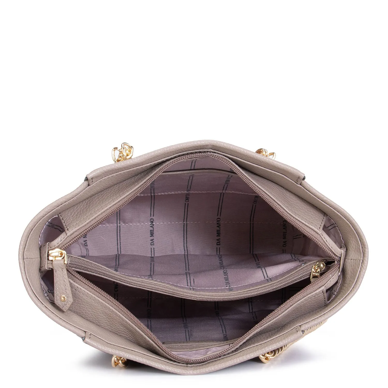 Brown Wax Tote Bag