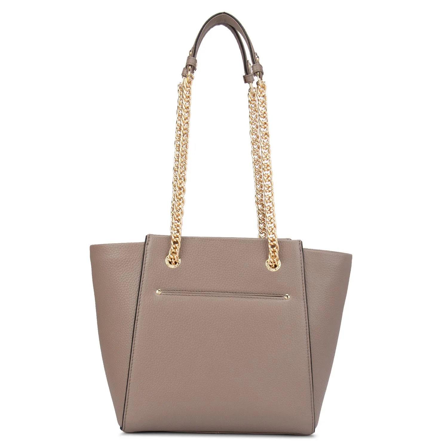 Brown Wax Tote Bag
