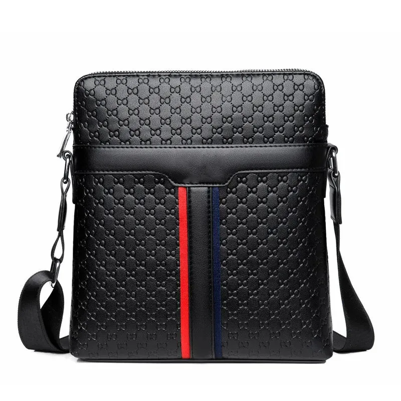 Business Leather Bags Men's Shoulder Crossbody Bags Casual Man Fashion Cross Body Bags