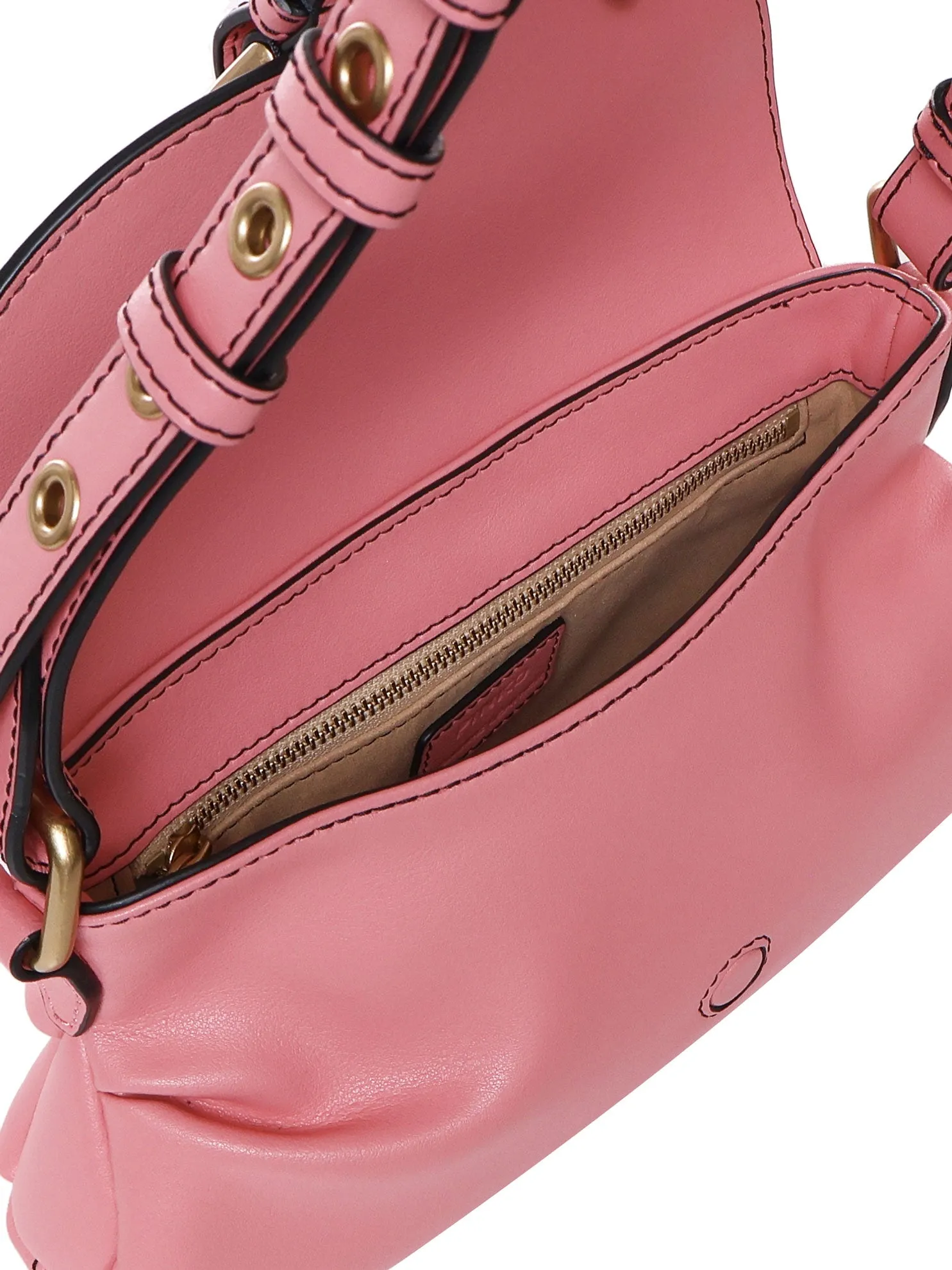 Calfskin Mini Bag with Heart Closure