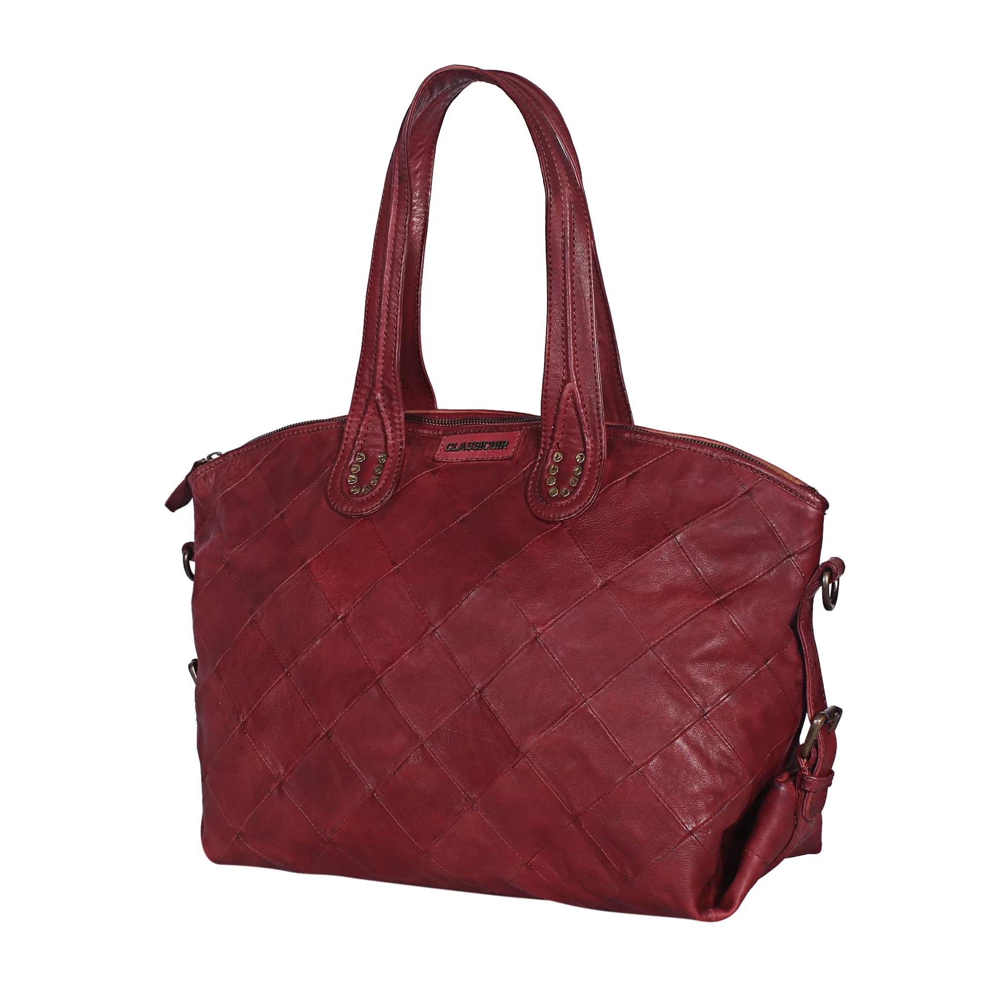 Cannes Diamond Large Bowler Bag
