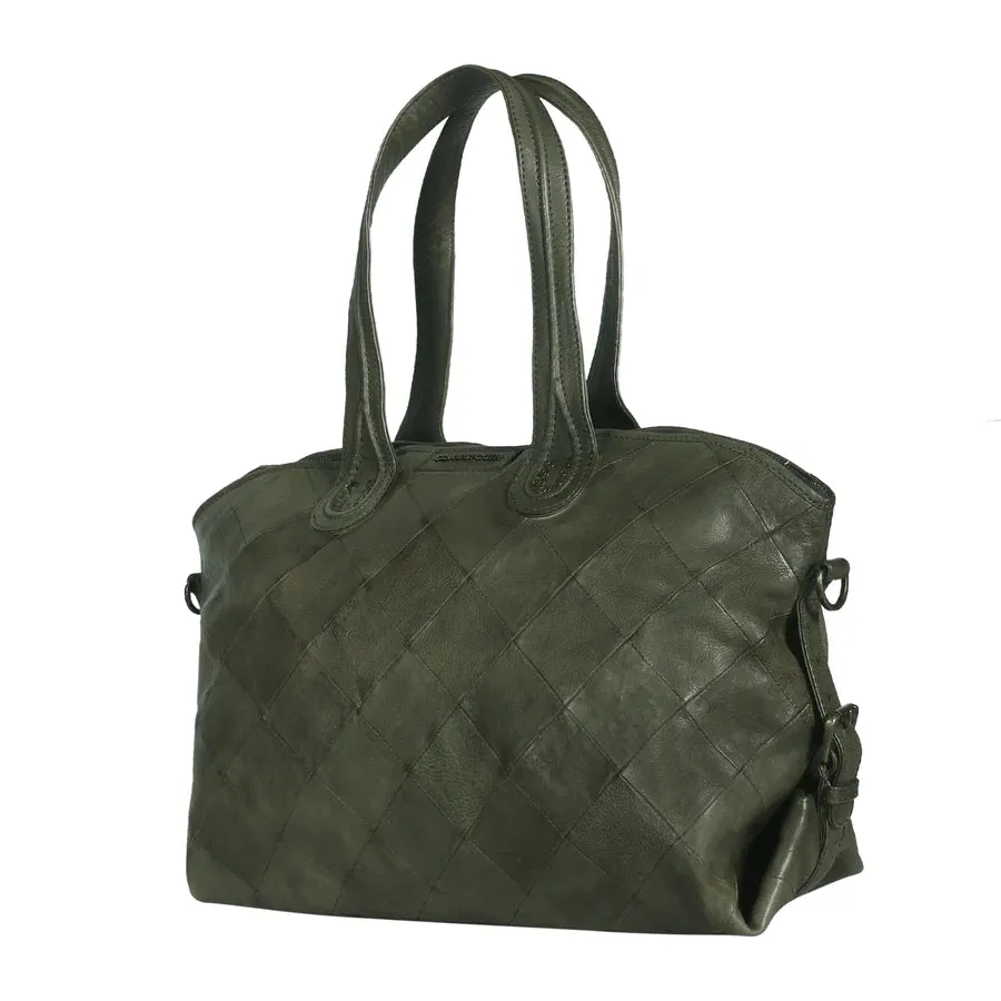 Cannes Diamond Large Bowler Bag