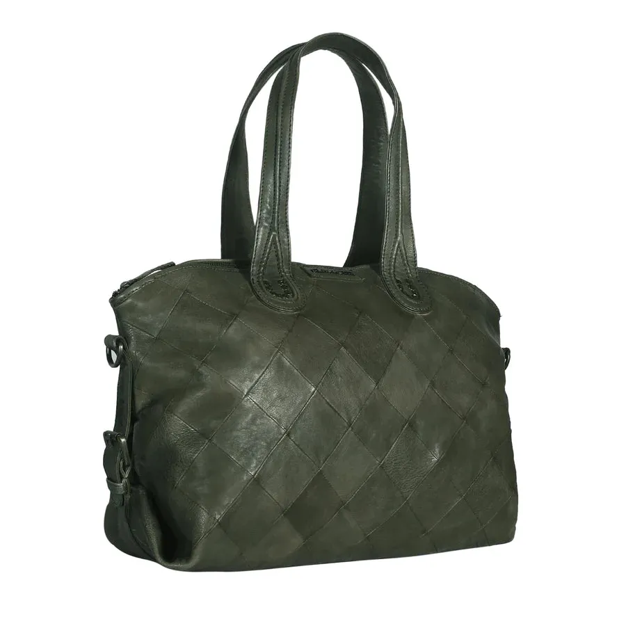 Cannes Diamond Large Bowler Bag