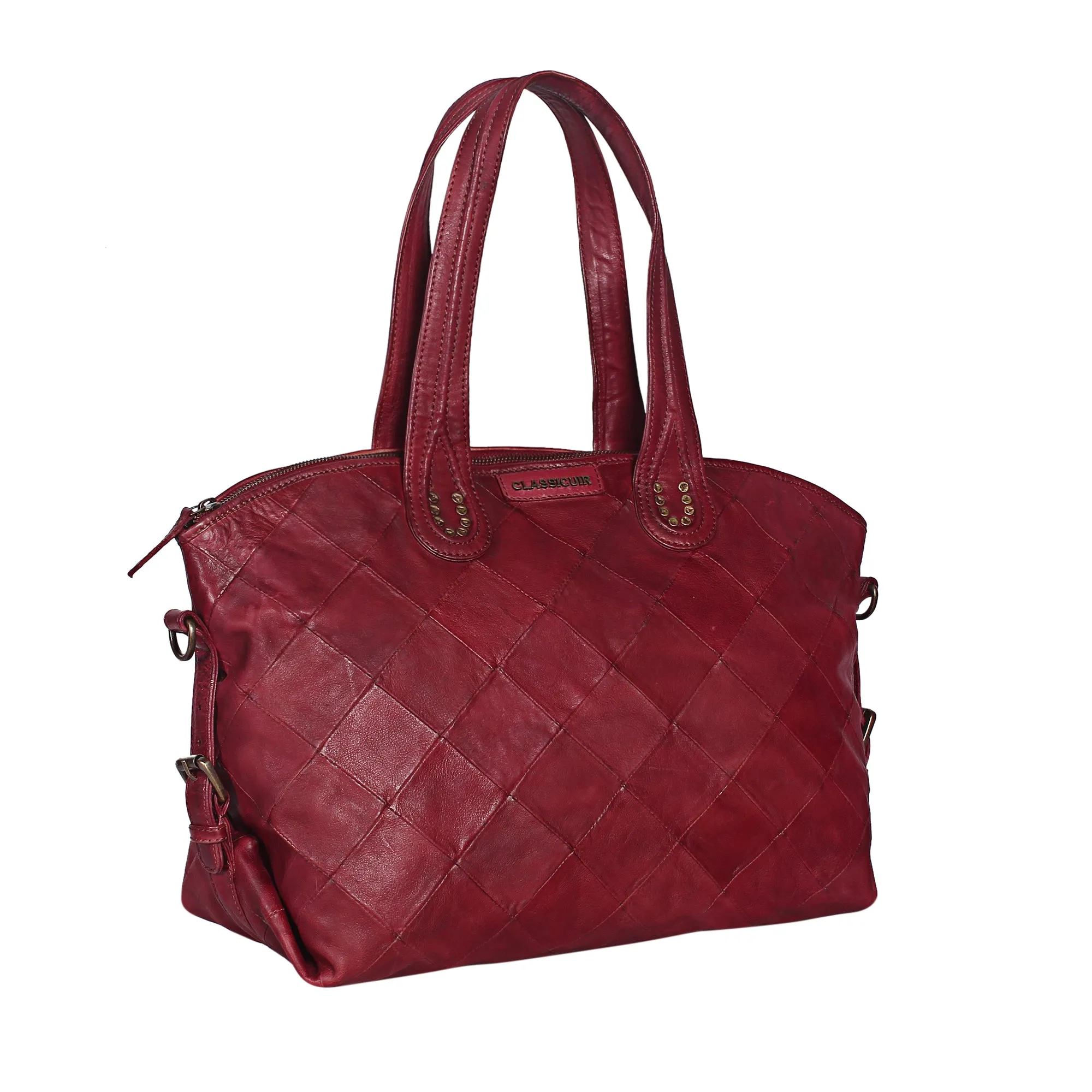 Cannes Diamond Large Bowler Bag