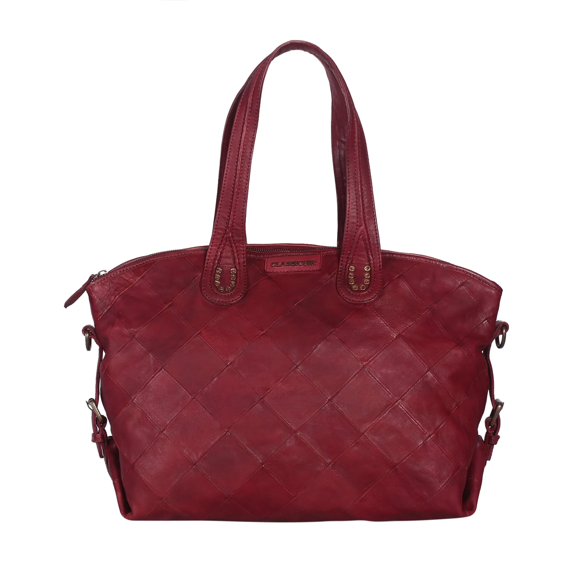 Cannes Diamond Large Bowler Bag
