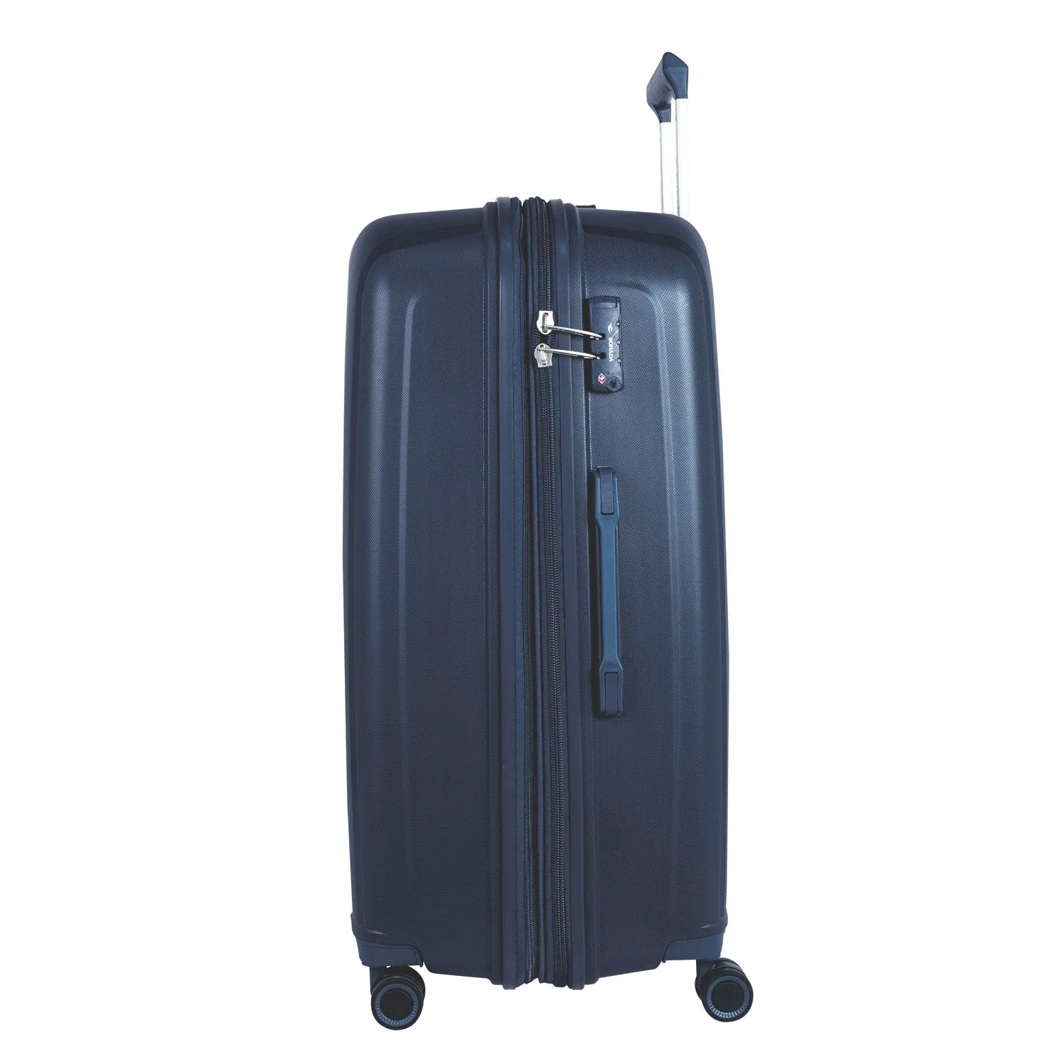 Cape Town Collection Trolley Set of 3   Free Beauty Case, GreyBlue