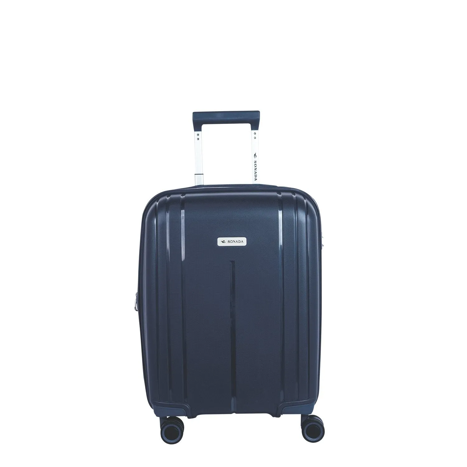 Cape Town Collection Trolley Set of 3   Free Beauty Case, GreyBlue