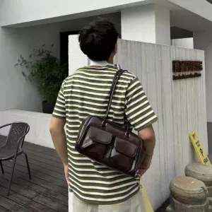 Casual Pockets Shoulder Bag