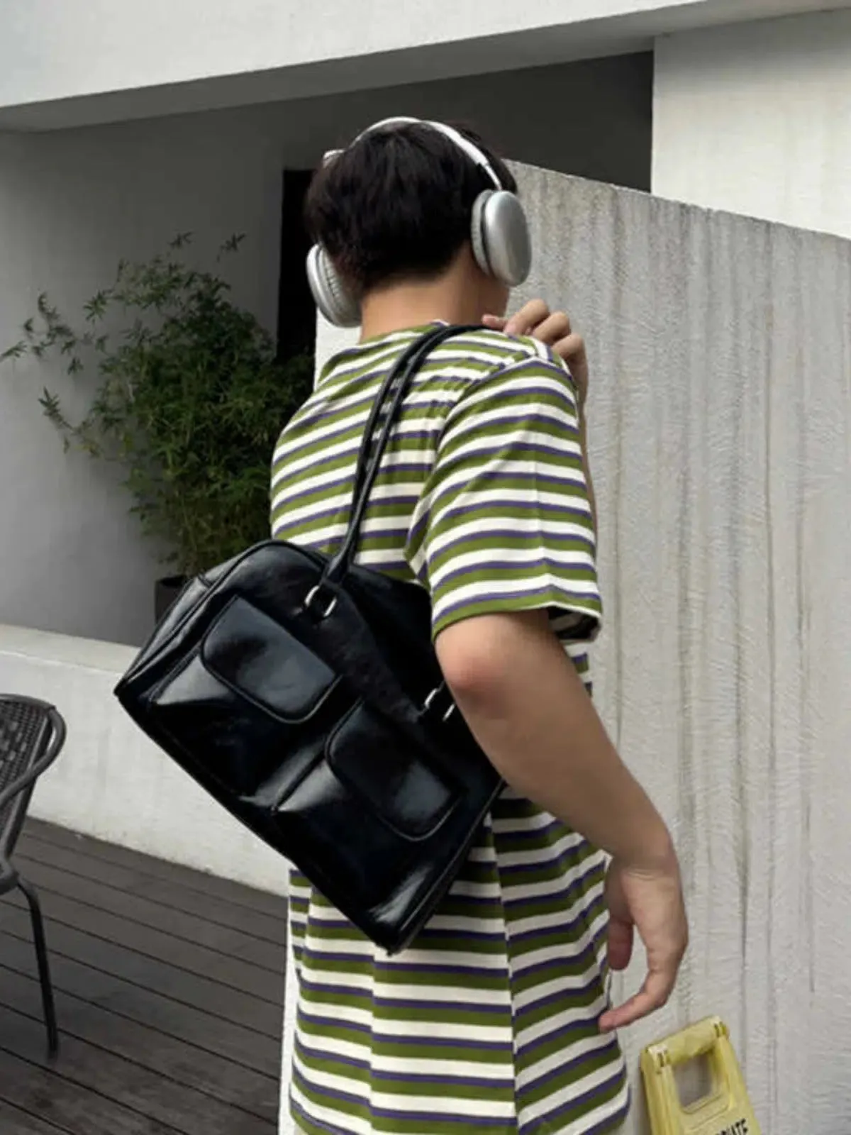 Casual Pockets Shoulder Bag