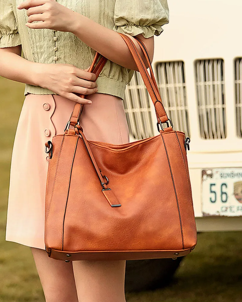 Casual Tote Leather Bag