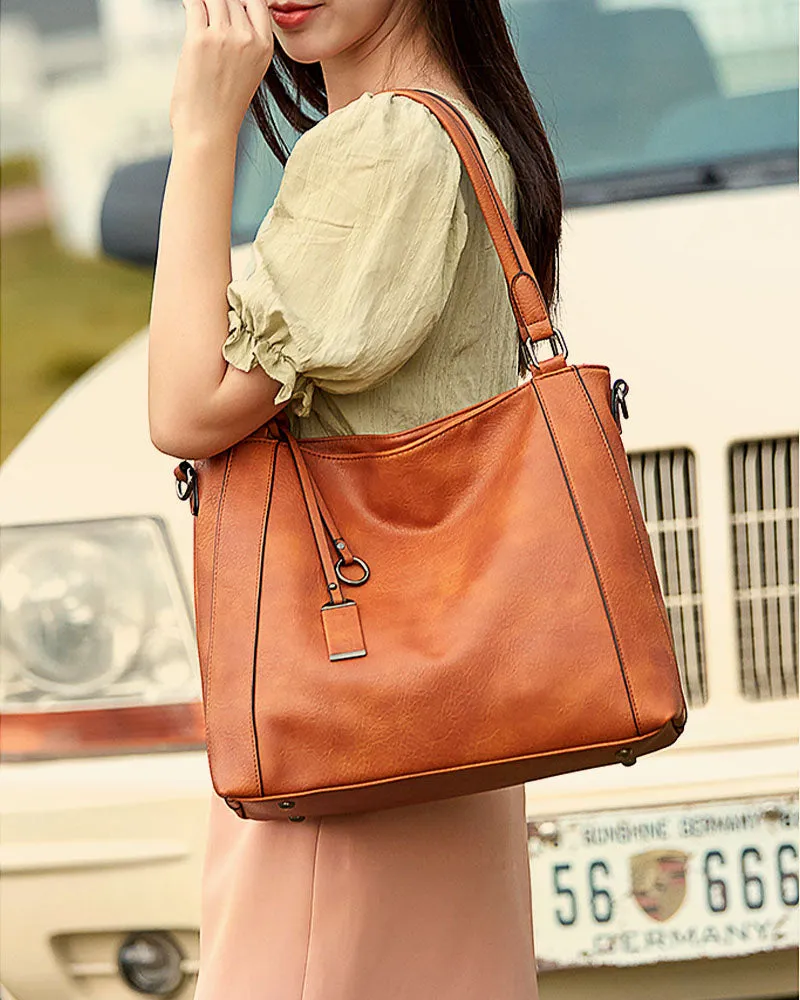 Casual Tote Leather Bag