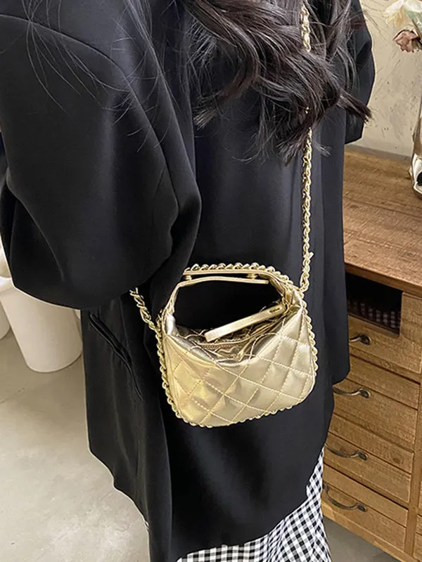 Chains Rhombic Crossbody Bags Bags