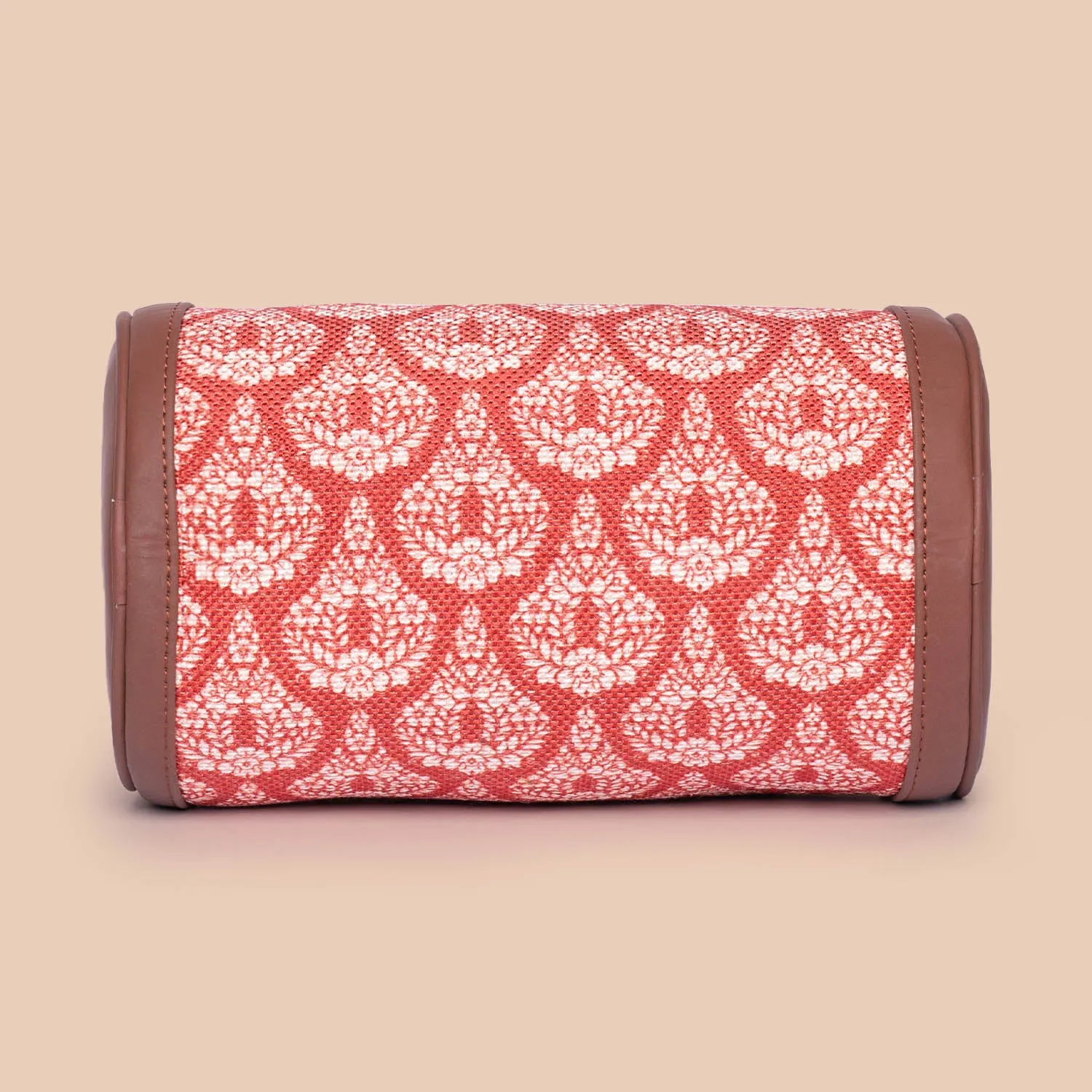 Chanderi Phool Statement Satchel (Small)