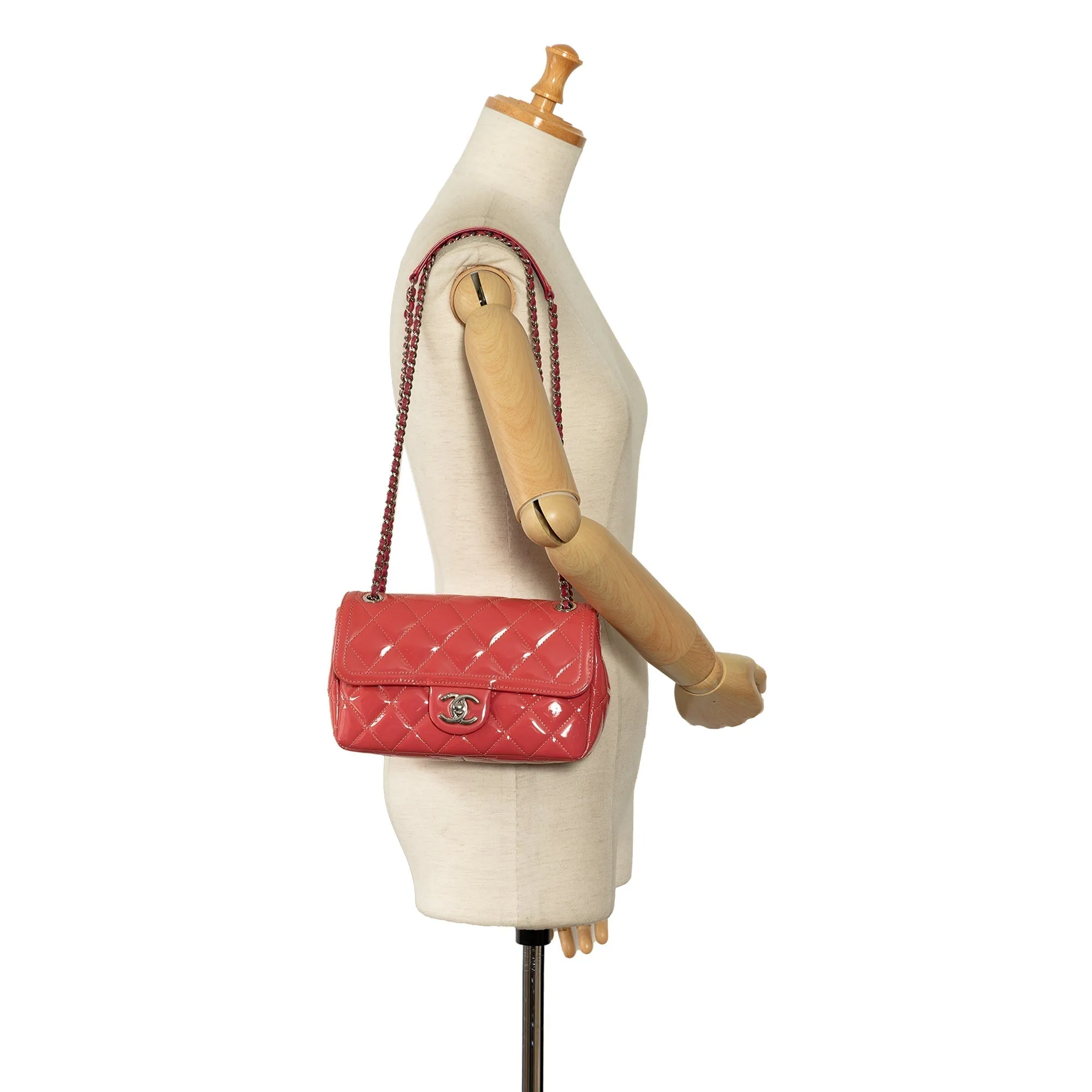 Chanel Small Patent Coco Shine Flap Shoulder Bag