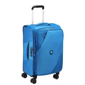 Delsey MARINGA 55cm Carry On Exp Softsided Luggage - Blue