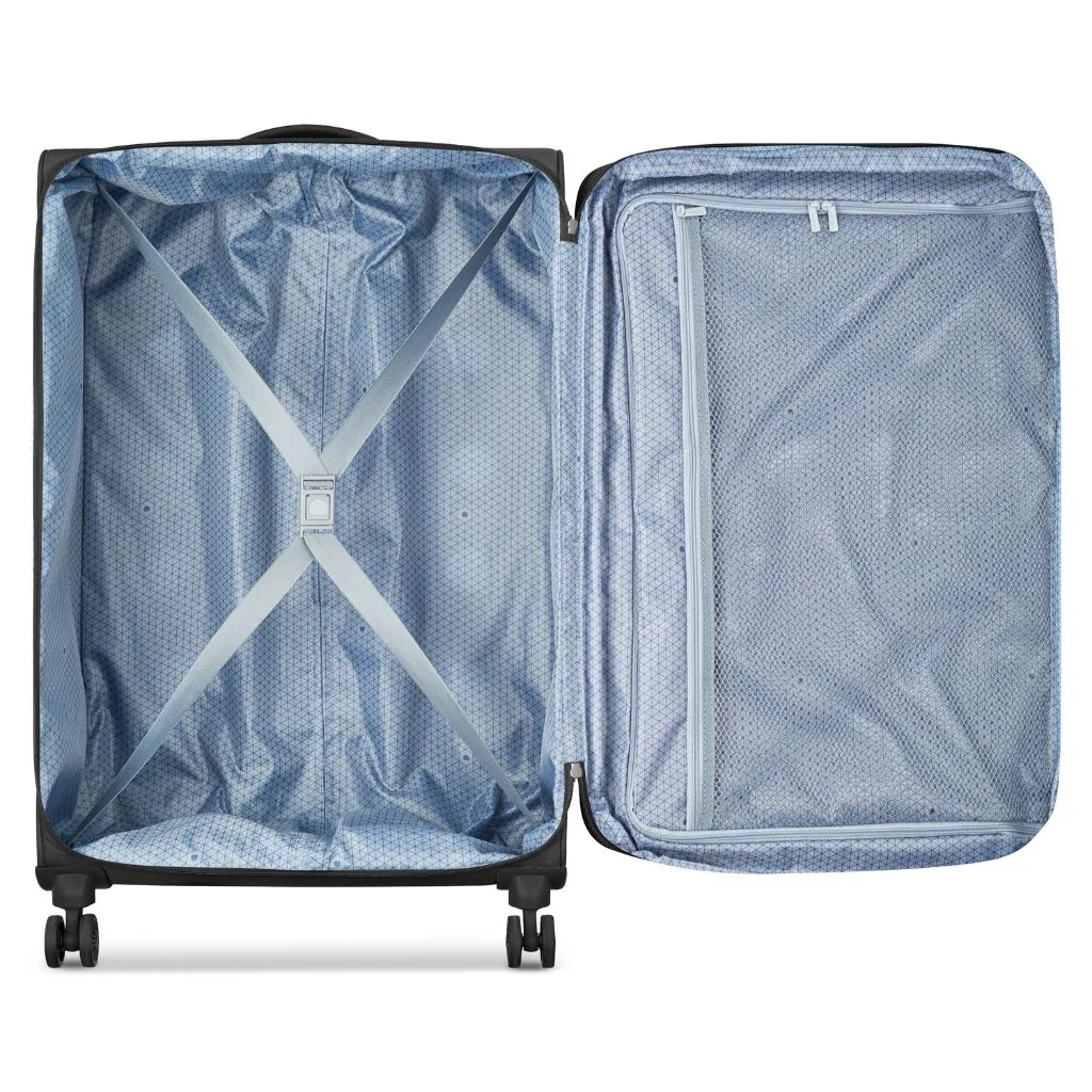 Delsey MARINGA 78cm Large Exp Softsided Luggage - Black