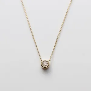 Diamond Solitaire Necklace
