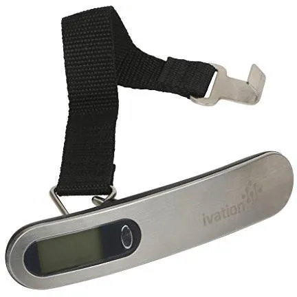 Digital Luggage Scale Handheld - 110-Pound Capacity by Ivation