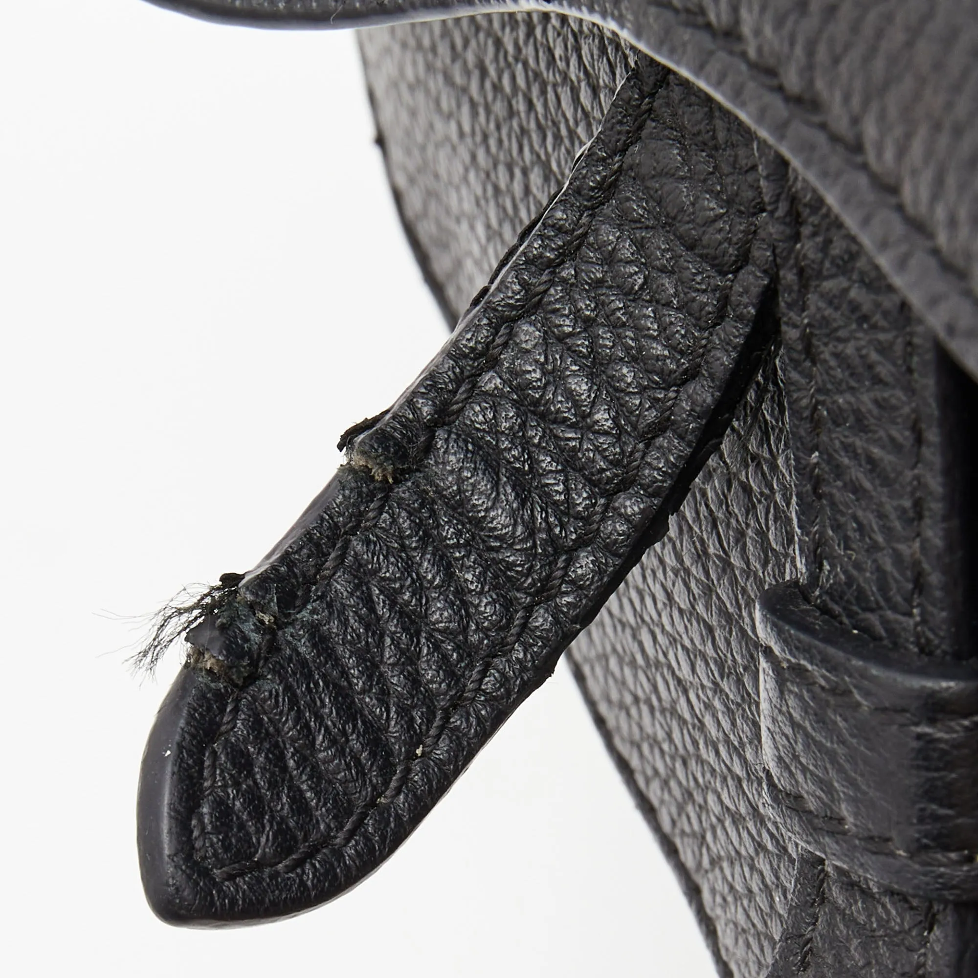 DIOR Black Leather Gallop Backpack