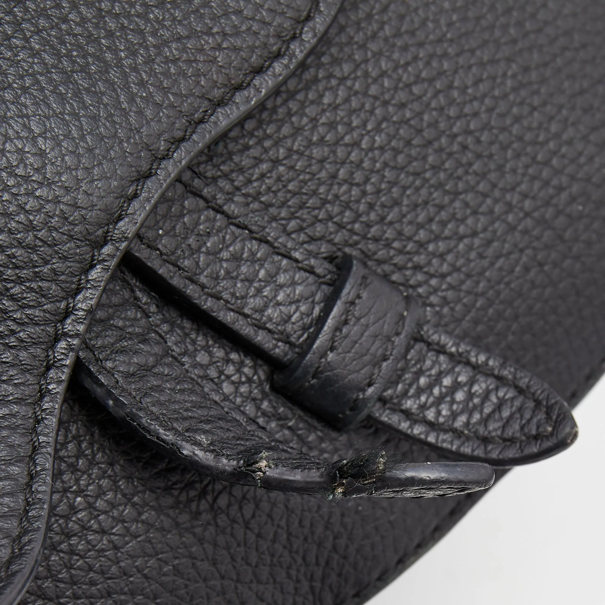 DIOR Black Leather Gallop Backpack