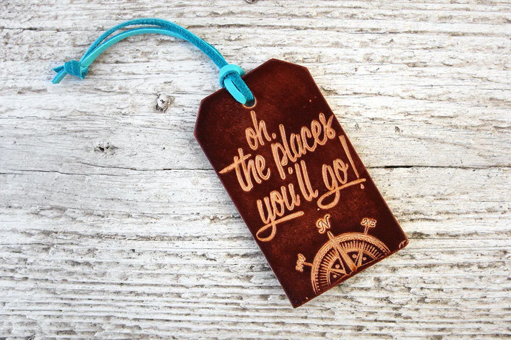Dr Seuss Quote Luggage Tag