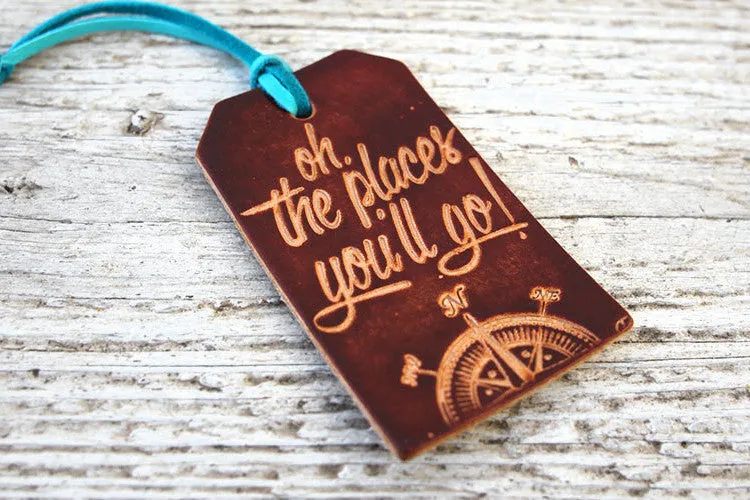 Dr Seuss Quote Luggage Tag