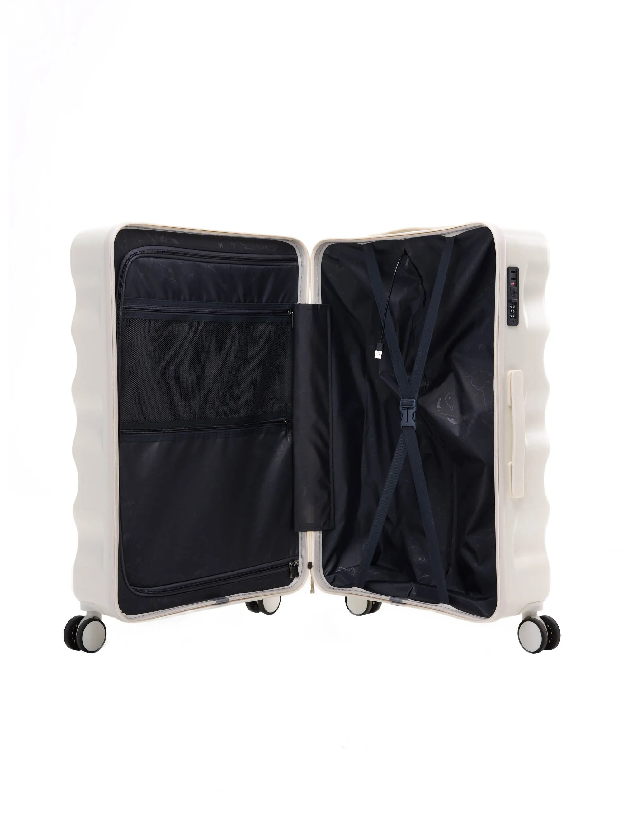 [EM] Toast 26-Inch Luggage Collection WHITE