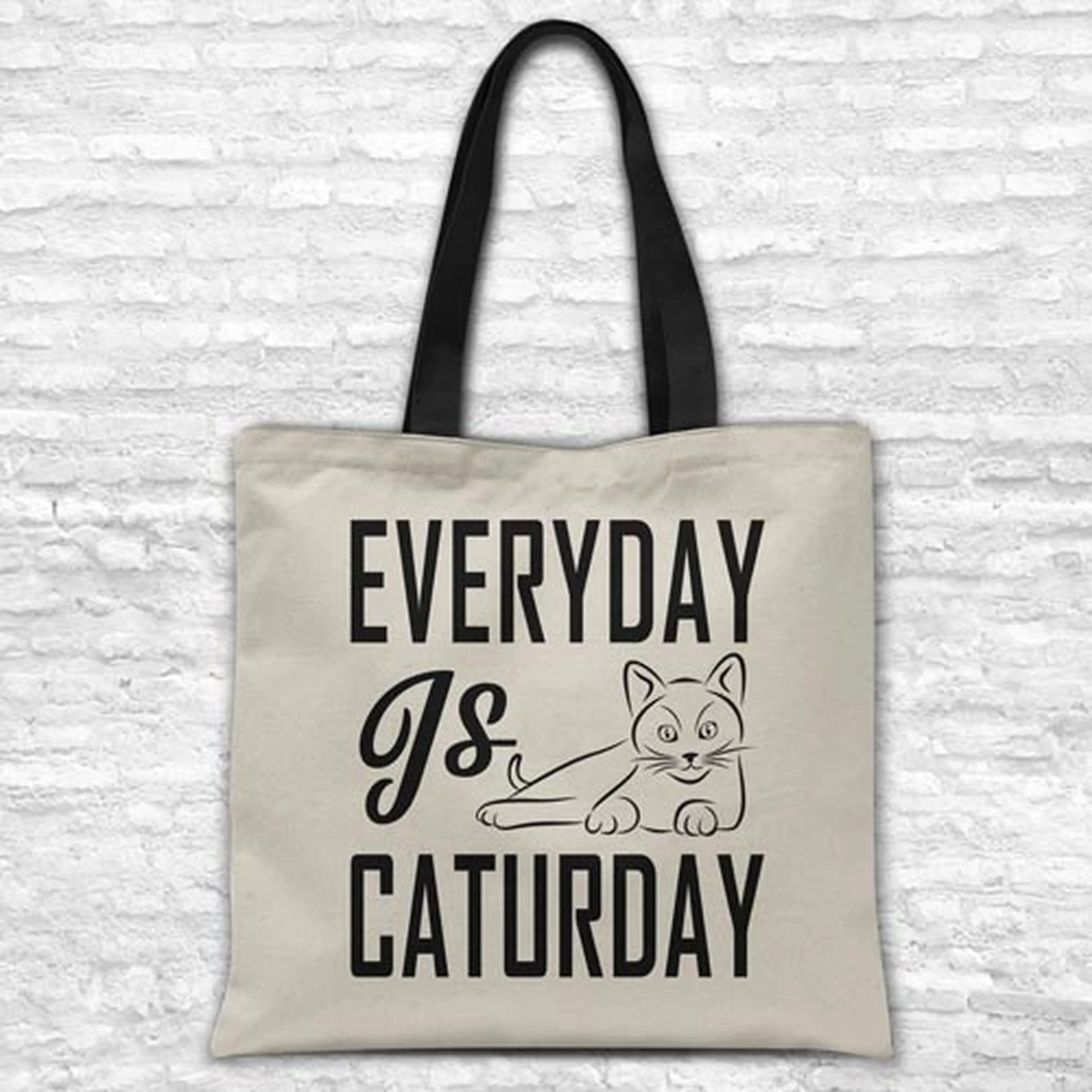 Everyday is Caturday - Tote bag