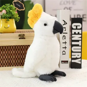 Fluffy Kawaii Parrot Stuffed Animals Family Plushies Collection