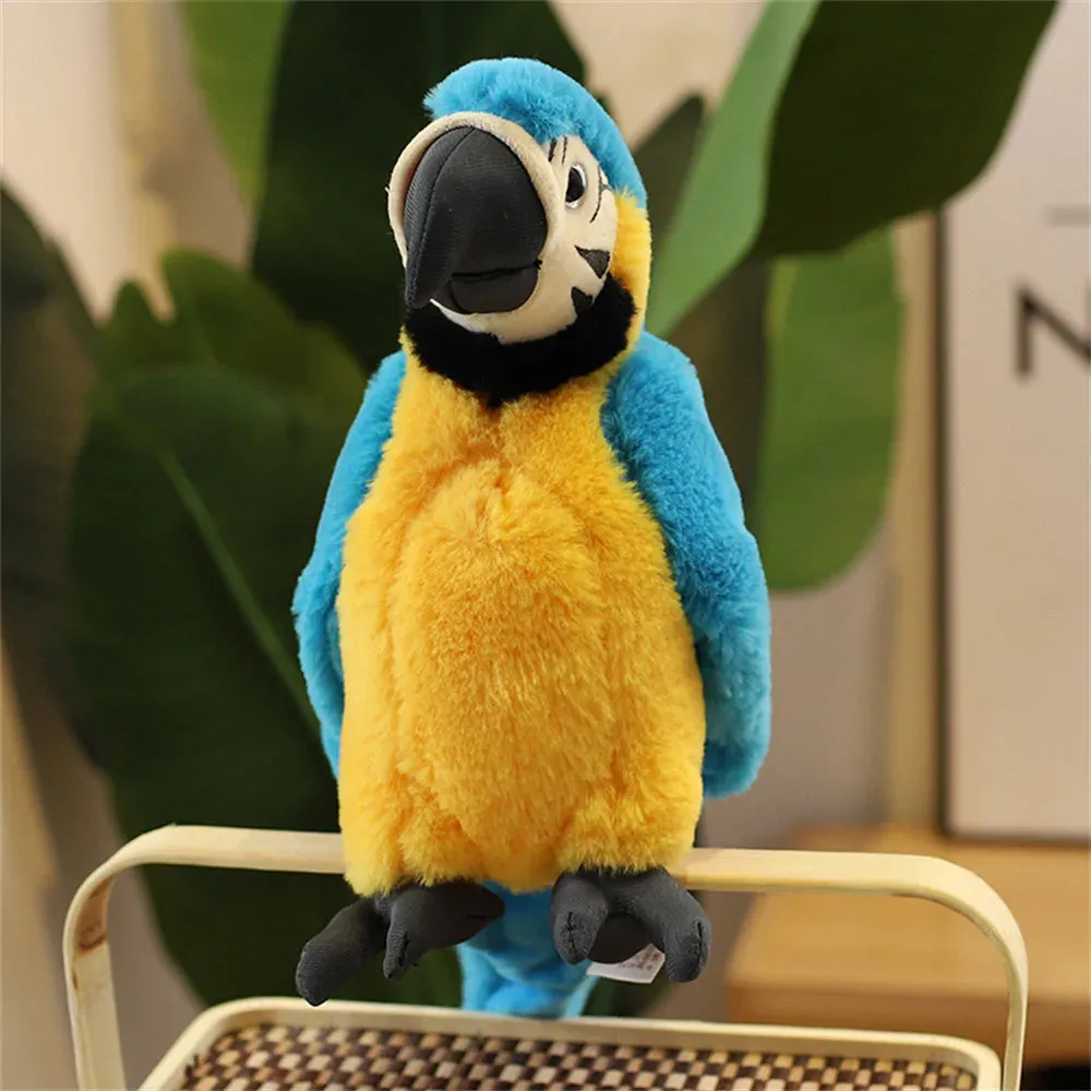 Fluffy Kawaii Parrot Stuffed Animals Family Plushies Collection