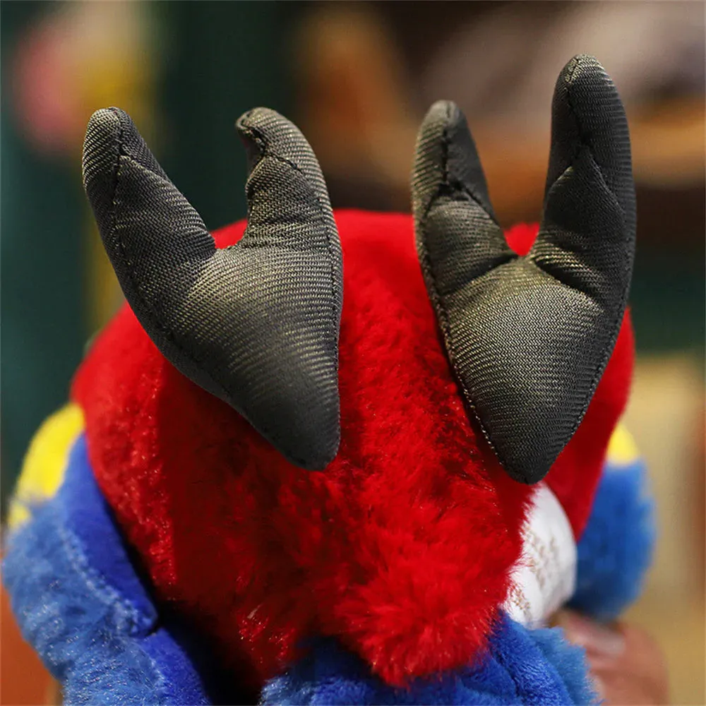 Fluffy Kawaii Parrot Stuffed Animals Family Plushies Collection