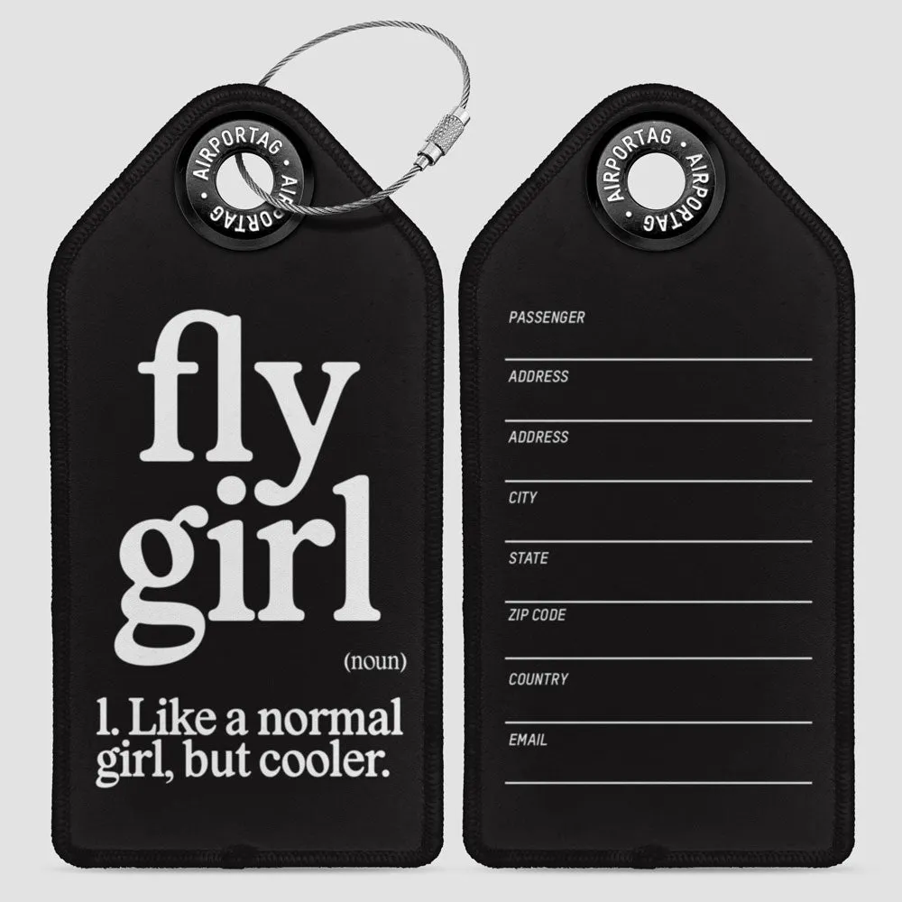Fly Girl - Luggage Tag